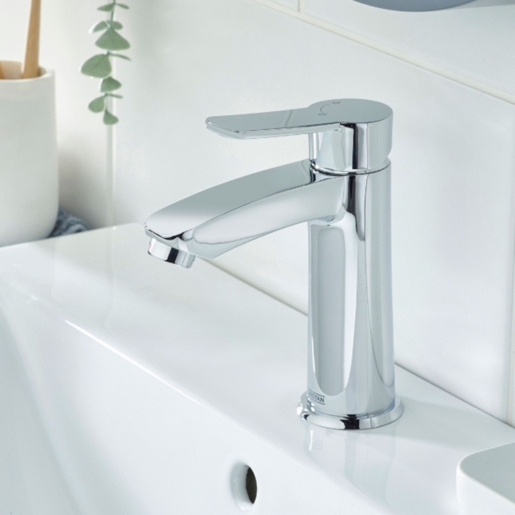 Lifestyle image of the Bristan Appeal Chrome Basin Mixer Tap & Click-Clack Waste